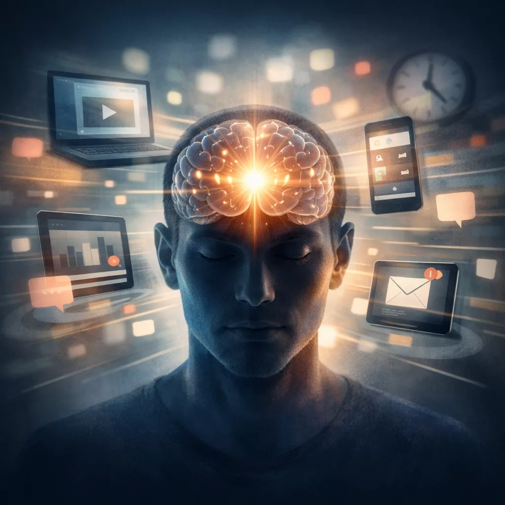 Ekonomia uwagi i uważność: jak odzyskać koncentrację w epoce rozproszenia